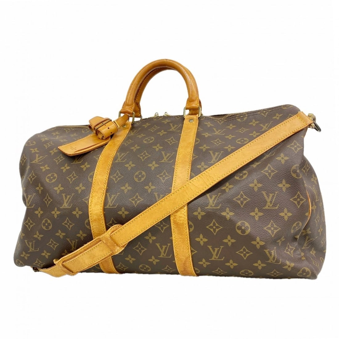 Louis Vuitton Bag/Boston Bag Monogram Keepall Bandoulière 50 M41416 Brown Men's/Women's P3079590: --- Catalog ---Category: SizeSize (HxWxD): 29cm x 50.5cm x 21cm / 11.41'' x 19.88'' x 8.26''Category: DesignType: Boston bagColor: BrownGender: Men,WomenCategory: GeneralMPN: M41416Brand: Louis Vuitto