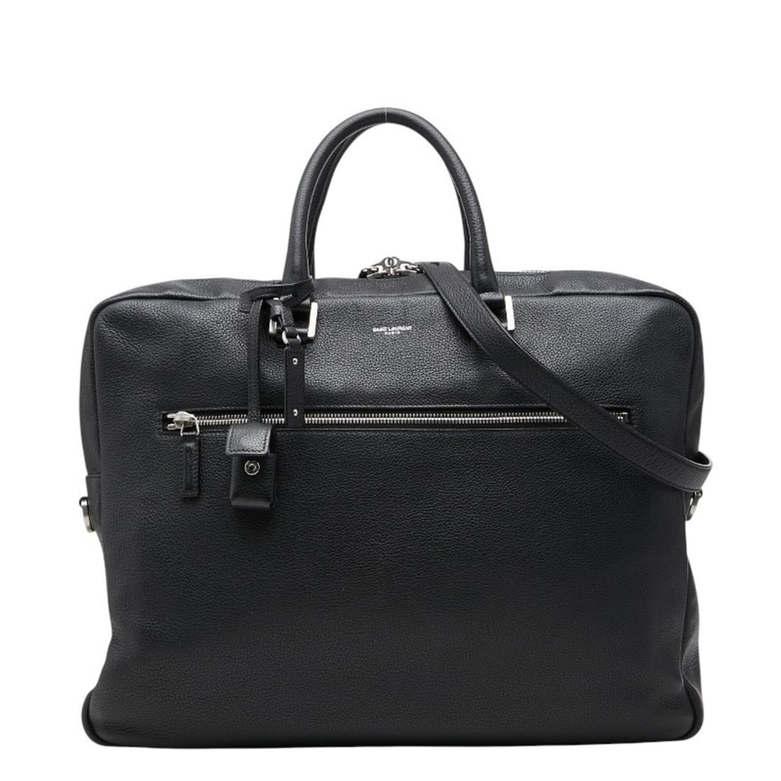 Saint Laurent Sac de Jour Briefcase Business Bag 528744 Black Leather Men's SAINT LAURENT (1 of 14)