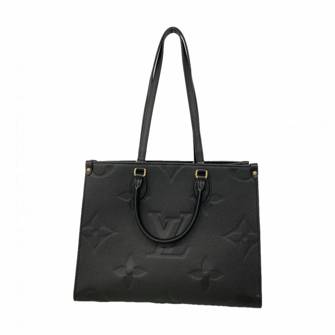 Louis Vuitton Monogram Empreinte OnTheGo MM Tote Bag M45595 Noir (Black) 2-way bag for women: --- Catalog ---Category: SizeSize (HxWxD): 26.5cm x 33cm x 14cm / 10.43'' x 12.99'' x 5.51''Category: DesignType: Tote bagColor: NoirGender: WomenCategory: GeneralMPN: M45595Brand: Louis Vuitton--- It