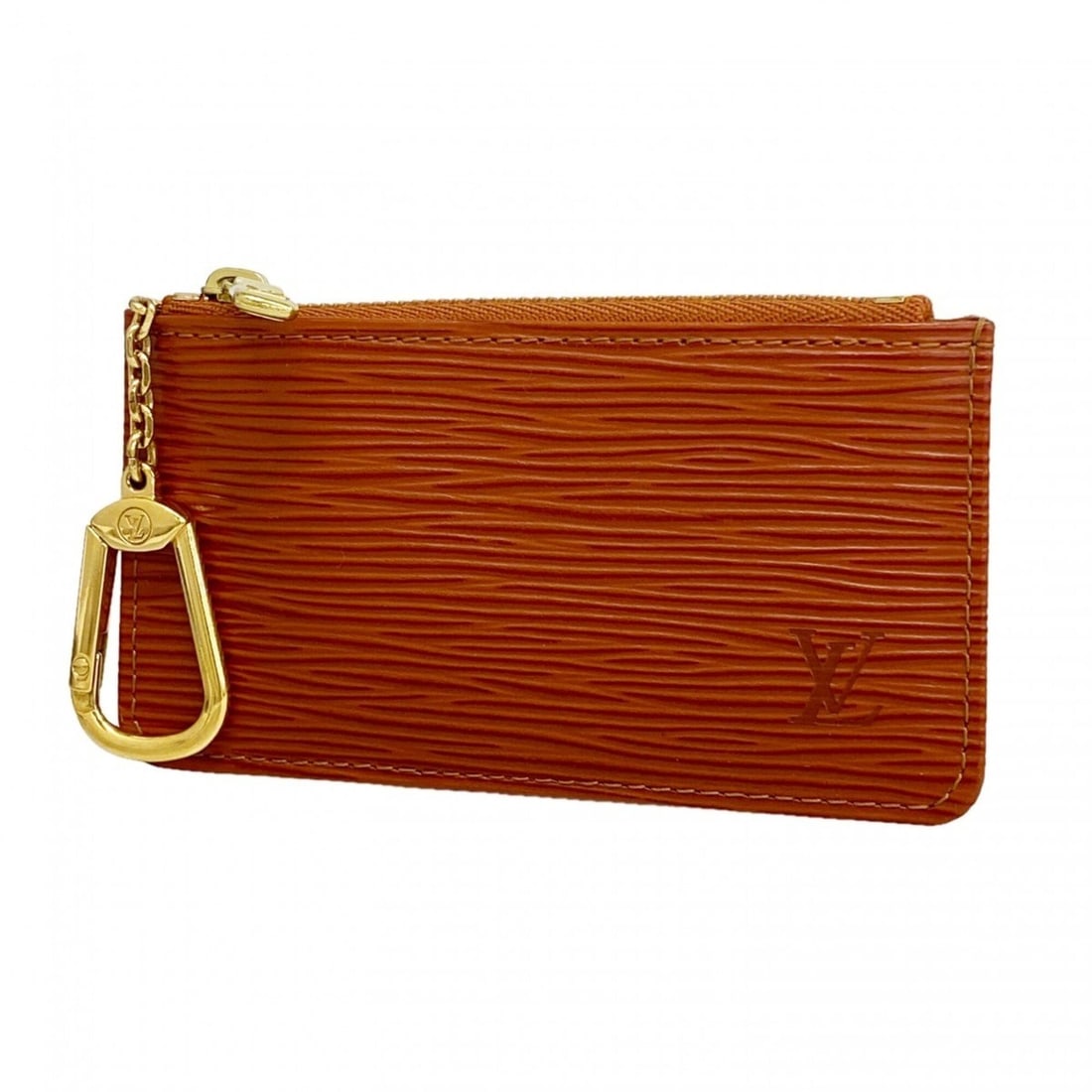 Louis Vuitton Epi Leather Pochette Clé Wallet/Coin Case M63803 Kenya Brown (Men's/Women's): --- Catalog ---Category: SizeSize (HxWxD): 6.5cm x 12cm x 5.00mm / 2.55'' x 4.72'' x 0.19''Category: DesignType: Coin purse/coin caseColor: Kenyan brownGender: Men,WomenCategory: GeneralMPN: M63803Bra