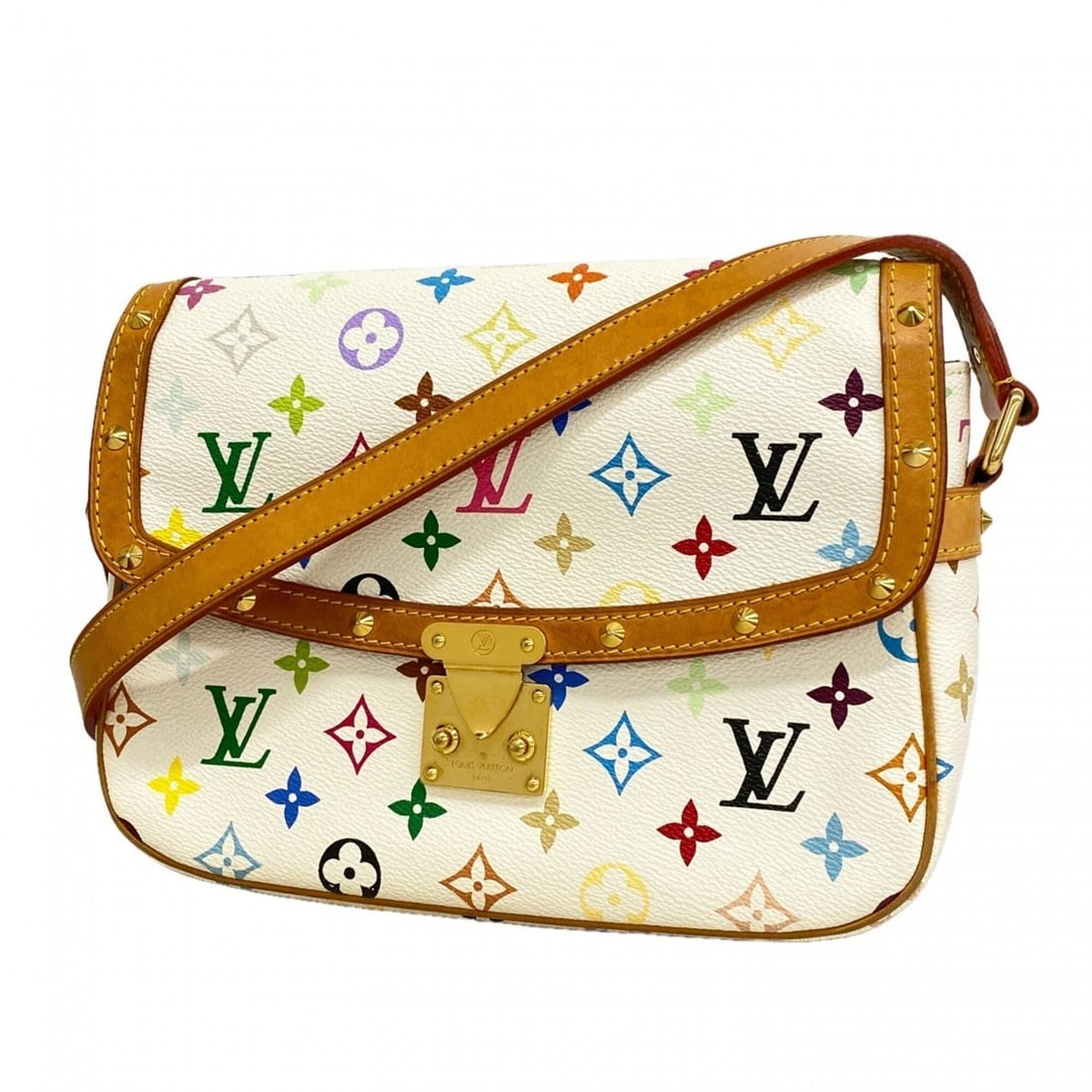 Louis Vuitton Monogram Multicolor Sologne Shoulder Bag M92661 Blanc (Women's): --- Catalog ---Category: SizeSize (HxWxD): 20cm x 25cm x 8cm / 7.87'' x 9.84'' x 3.14''Category: DesignType: Shoulder bagColor: BlancGender: WomenCategory: GeneralMPN: M92661Brand: Louis Vuitton--- It