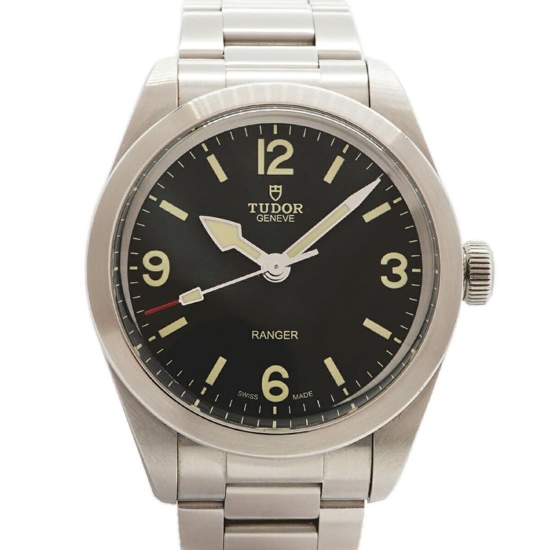 Tudor Ranger 79950 Black Dial Men's Watch: --- Catalog ---Category: SizeWrist Size: 17cm / 6.69''Case Diameter: 39mm / 1.54''Category: DesignType: WristwatchGender: MenColor (Dial): BlackMaterial (Band): Stainless steelCategory: GeneralMPN: 79