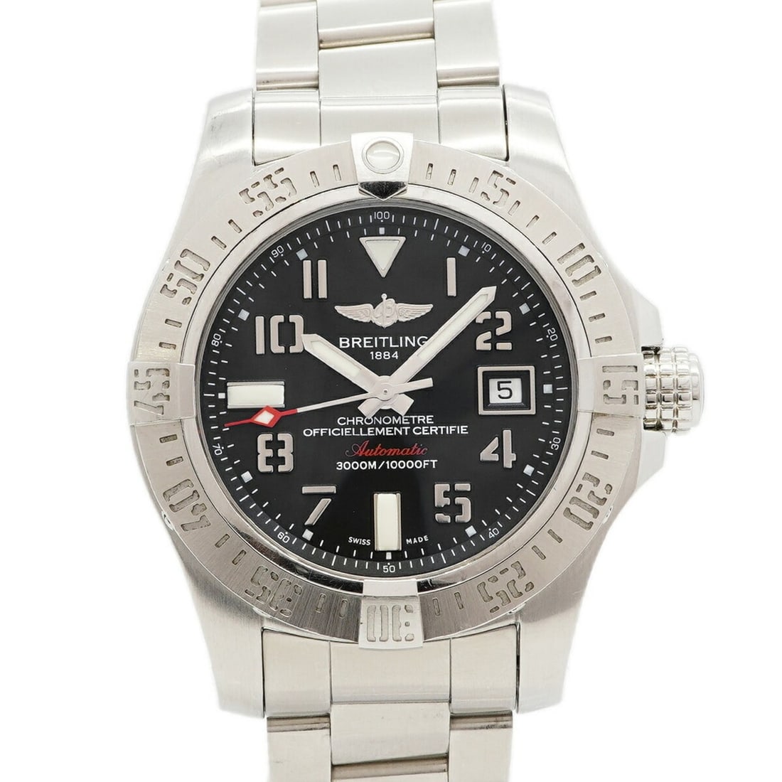 Breitling Avenger II Seawolf A1733110 A17331 Black Dial Men's Watch (1 of 11)