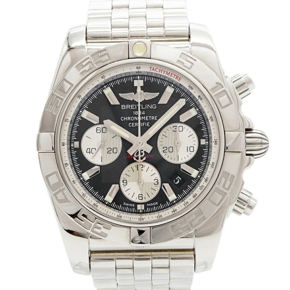Breitling Chronomat 44 AB0110 Black Dial Men's Watch (1 of 10)