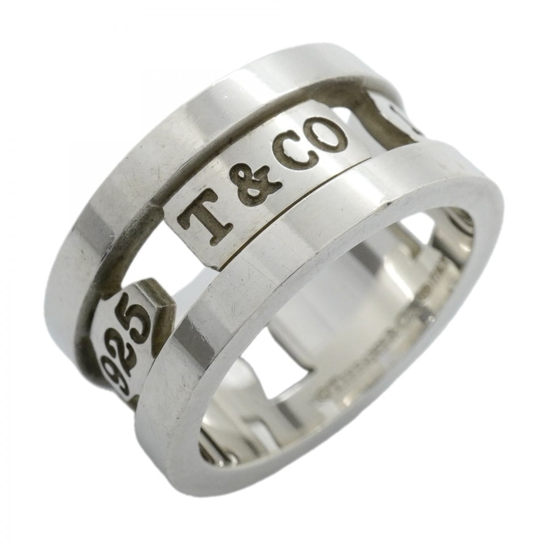 Tiffany & Co. 1837 Element Ring, Sterling Silver 925, Size 11, Women's: --- Catalog ---Category: SizeJP Size: 11US Size: 6Category: DesignType: Band ringGender: WomenMaterial: Silver 925Category: GeneralBrand: Tiffany--- Item List ---Section: ConditionRanking: Rank AB Use