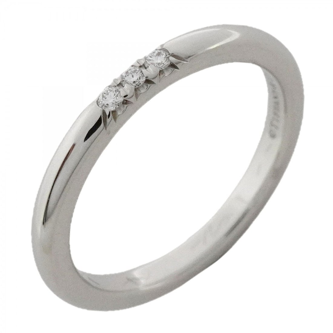 Tiffany & Co. Forever Ring, 3PD (Pt950) Platinum Diamond Size 6.5, Women's: --- Catalog ---Category: SizeJP Size: 6.5US Size: 3.5Category: DesignType: Band ringStone: DiamondGender: WomenMaterial: Platinum 950Category: GeneralBrand: Tiffany--- Item List ---Section: ConditionR