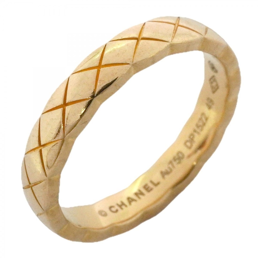 Chanel Coco Crush Ring, 18K Yellow Gold, Size 49, Women's: --- Catalog ---Category: SizeUS Size: 5Brand Size: 49Category: DesignType: Band ringGender: WomenMaterial: Yellow gold (18K)Category: GeneralBrand: Chanel--- Item List ---Section: ConditionRanking: Ra