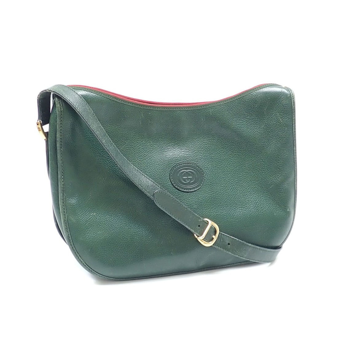 Gucci Shoulder Bag, Vintage Gucci, Women's, Green Leather, 001.090.1036: --- Catalog ---Category: SizeSize (HxWxD): 20cm x 30cm x 8cm / 7.87'' x 11.81'' x 3.14''Category: DesignType: Shoulder bagColor: GreenGender: WomenMaterial: Leather Category: GeneralBrand: Gucci--- It