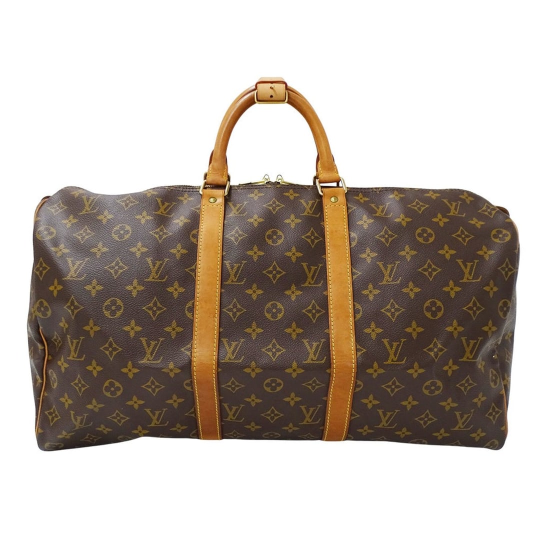 Louis Vuitton LOUIS VUITTON Handbag for Women and Men, Brand Boston Bag, Monogram Canvas, Keepall: --- Catalog ---Category: SizeSize (HxWxD): 29cm x 50cm x 22cm / 11.41'' x 19.68'' x 8.66''Category: DesignType: Boston bag, HandbagColor: Brown, MonogramGender: Men,WomenMaterial: Monogram Category: G