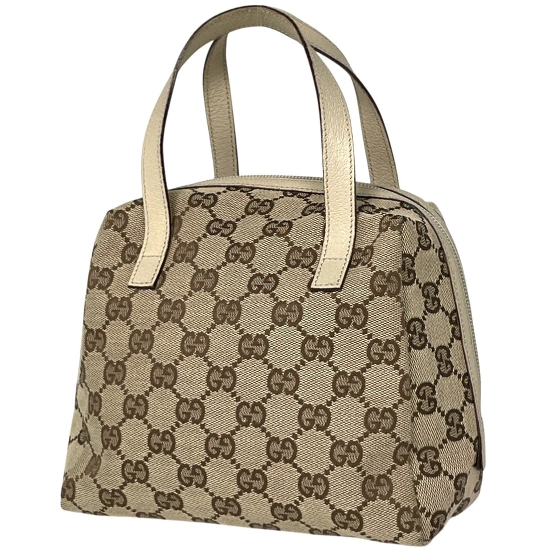Gucci GUCCI Handbag GG pattern canvas Beige White 124542 Women's: --- Catalog ---Category: SizeSize (HxWxD): 15cm x 19cm x 11cm / 5.9'' x 7.48'' x 4.33''Category: DesignType: HandbagColor: Beige, WhiteGender: WomenMaterial: GG canvas Category: GeneralBrand: Gucci---