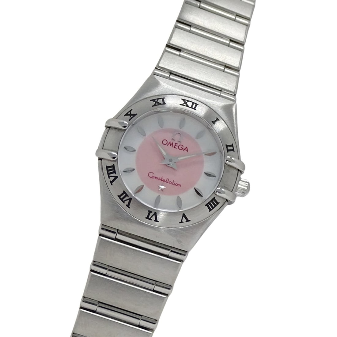Omega Constellation Mini 1562.83 Women's Watch, Brand Name, Shell Case, Quartz Movement, Stainless: --- Catalog ---Category: SizeWrist Size: 16cm / 6.29''Case Diameter: 22mm / 0.87''Category: DesignType: WristwatchGender: WomenMaterial (Band): Stainless steelMaterial (Case): Stainless steelCategory: