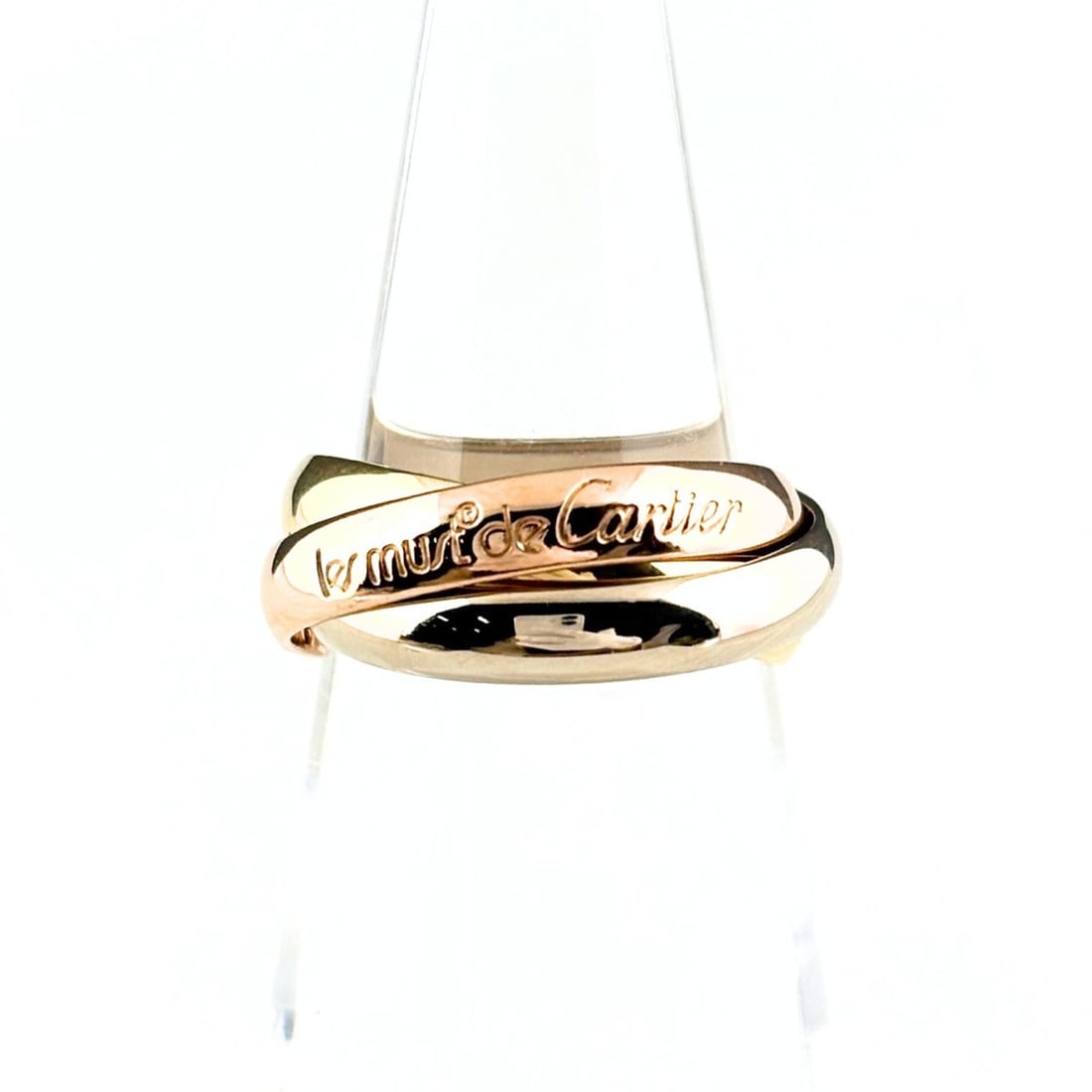 Cartier Trinity Ring, Yellow Gold (YG), 750, Women's Ring: --- Catalog ---Category: SizeJP Size: 10US Size: 5.5Category: DesignType: Band ringColor: Yellow goldGender: WomenMaterial: Yellow gold (18K)Category: GeneralBrand: Cartier--- Item List ---Section: Co