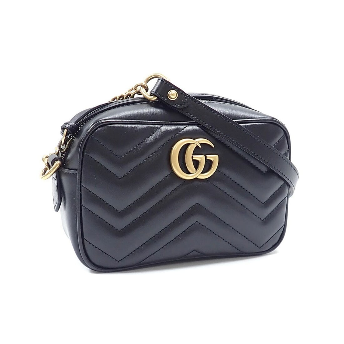 Gucci Shoulder Bag for Women, Black Leather, 448065: --- Catalog ---Category: SizeSize (HxWxD): 11.5cm x 18cm x 6.2cm / 4.52'' x 7.08'' x 2.44''Category: DesignType: Shoulder bagColor: BlackGender: WomenMaterial: Leather Category: GeneralBrand: Gucci---