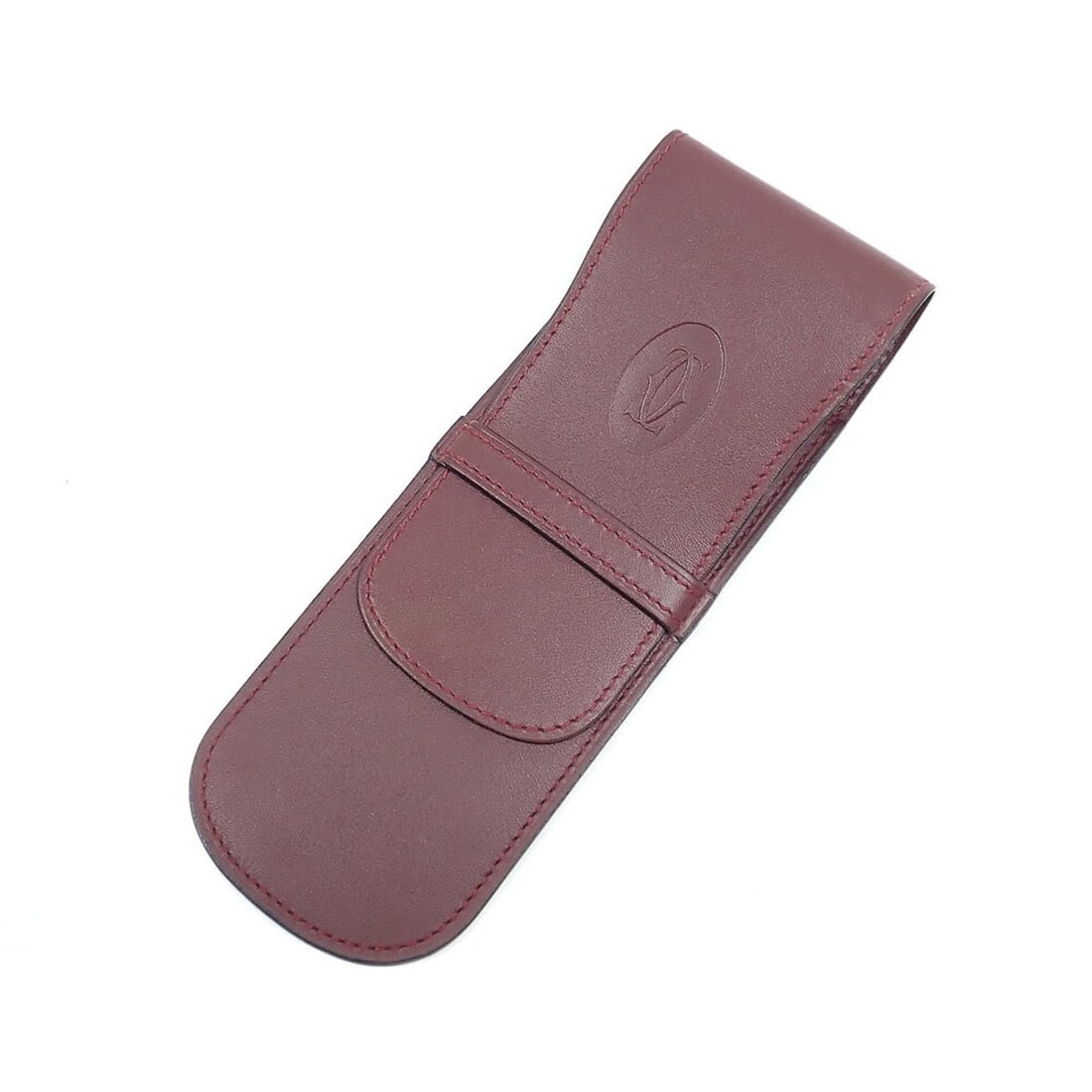 Cartier Pen Case, Pencil Holder for Men and Women: --- Catalog ---Category: SizeSize (LxWxD): 16cm x 5.5cm x 5mm / 6.29'' x 2.16'' x 0.19''Category: DesignType: Pen caseColor: Wine redCategory: GeneralBrand: Cartier--- Item List ---Section: ConditionR