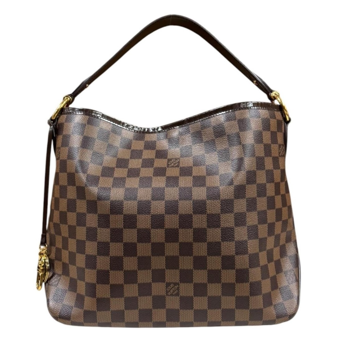 Louis Vuitton Delightful PM Damier Shoulder Bag, Canvas N41459 Brown, Women's LOUIS VUITTON: --- Catalog ---Category: SizeWeight: 500g / 1.1lb.Size (HxWxD): 28cm x 40cm x 12cm / 11.02'' x 15.74'' x 4.72''Handle Length: 43cm / 16.92''Category: DesignType: Shoulder bagColor: Brown, Damier Canva