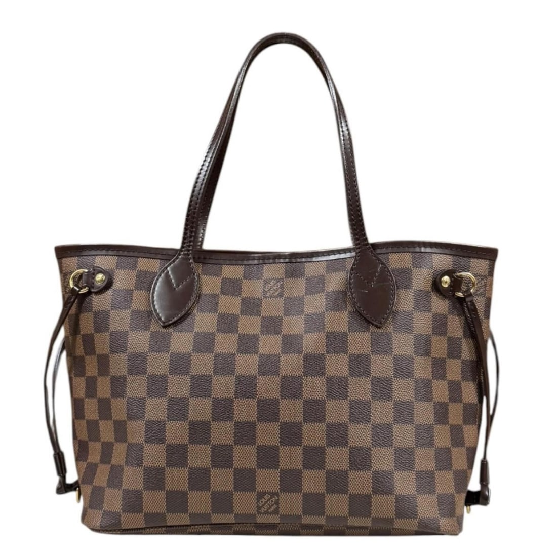 Louis Vuitton Neverfull PM Damier Tote Bag, Canvas N51109 Brown, Women's LOUIS VUITTON: --- Catalog ---Category: SizeWeight: 360g / 12.69oz.Size (HxWxD): 21.5cm x 38cm x 12cm / 8.46'' x 14.96'' x 4.72''Strap Length: 41cm / 16.14''Category: DesignType: Tote bagColor: Brown, Damier CanvasG