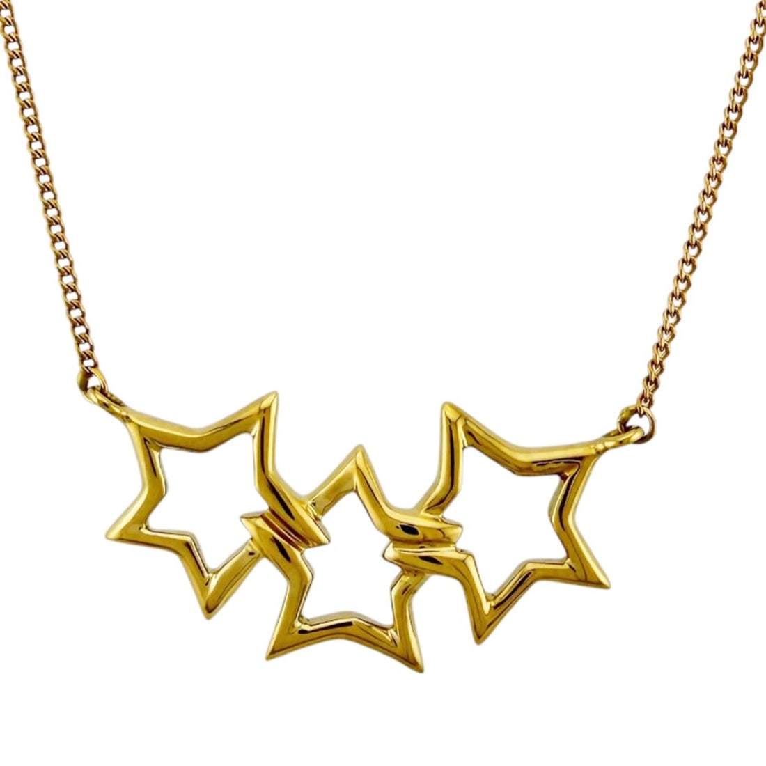 Tiffany & Co. Necklace, 18K Yellow Gold, Women's.: --- Catalog ---Category: SizeWidth: 0.9mm / 0.04''Weight: 3.6g / 0.12oz.Pendant Size: 26.5mm x 13.5mm / 1.04'' x 0.53''Neck Circumference: 46 cm / 18.11''Category: DesignColor: Yellow goldGender: Wome