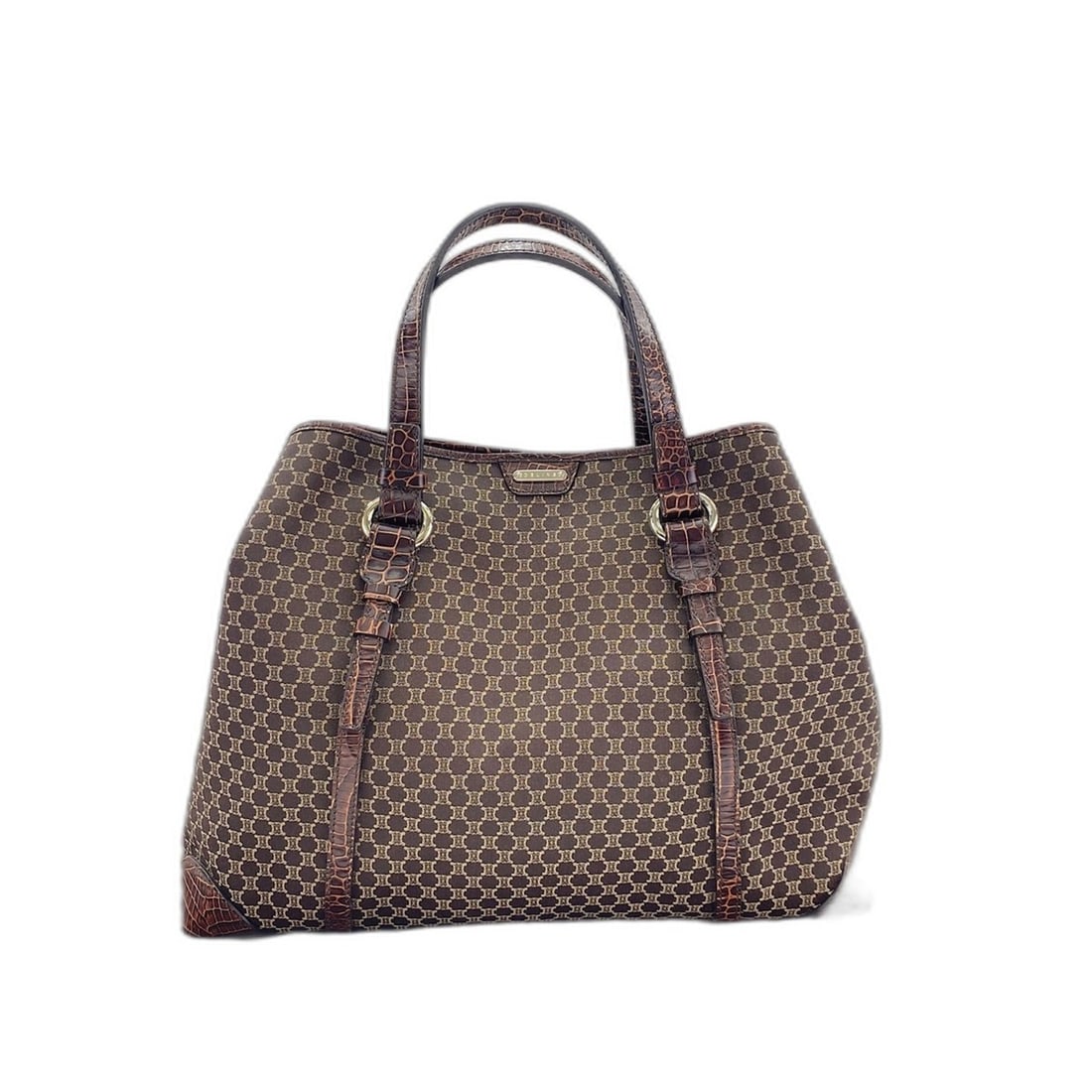 Celine canvas tote bag, brown.: --- Catalog ---Category: SizeSize (HxWxD): 32cm x 42cm x 15cm / 12.59'' x 16.53'' x 5.9''Category: DesignType: Tote bagColor: BrownGender: WomenMaterial: Canvas Category: GeneralBrand: Celine--- Item 