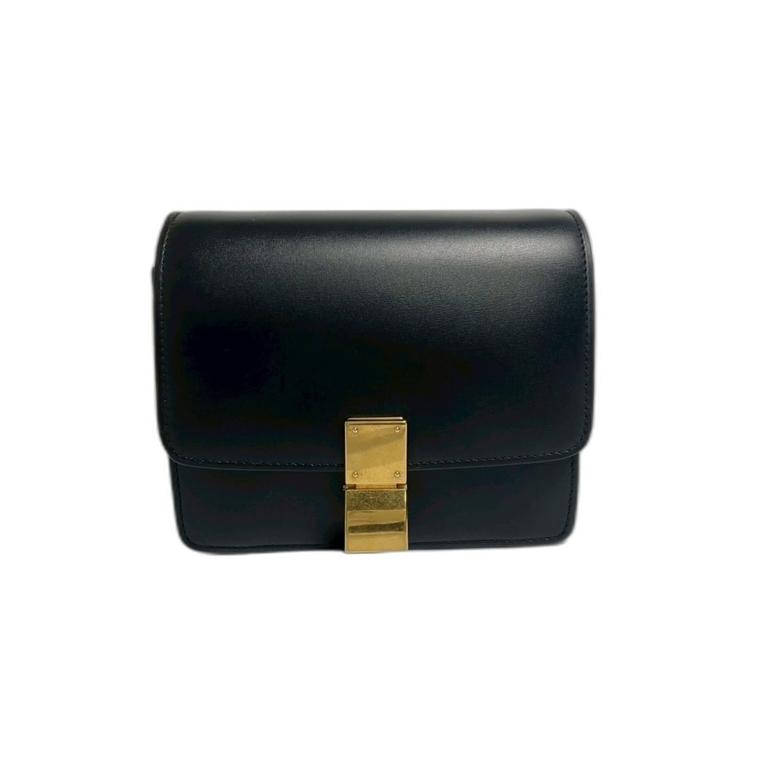 Celine Classic Box Shoulder Bag, Leather, Black: --- Catalog ---Category: SizeSize (HxWxD): 14cm x 7cm x 7cm / 5.51'' x 2.75'' x 2.75''Category: DesignType: Shoulder bagColor: BlackGender: WomenMaterial: Leather Category: GeneralBrand: Celine--- Ite
