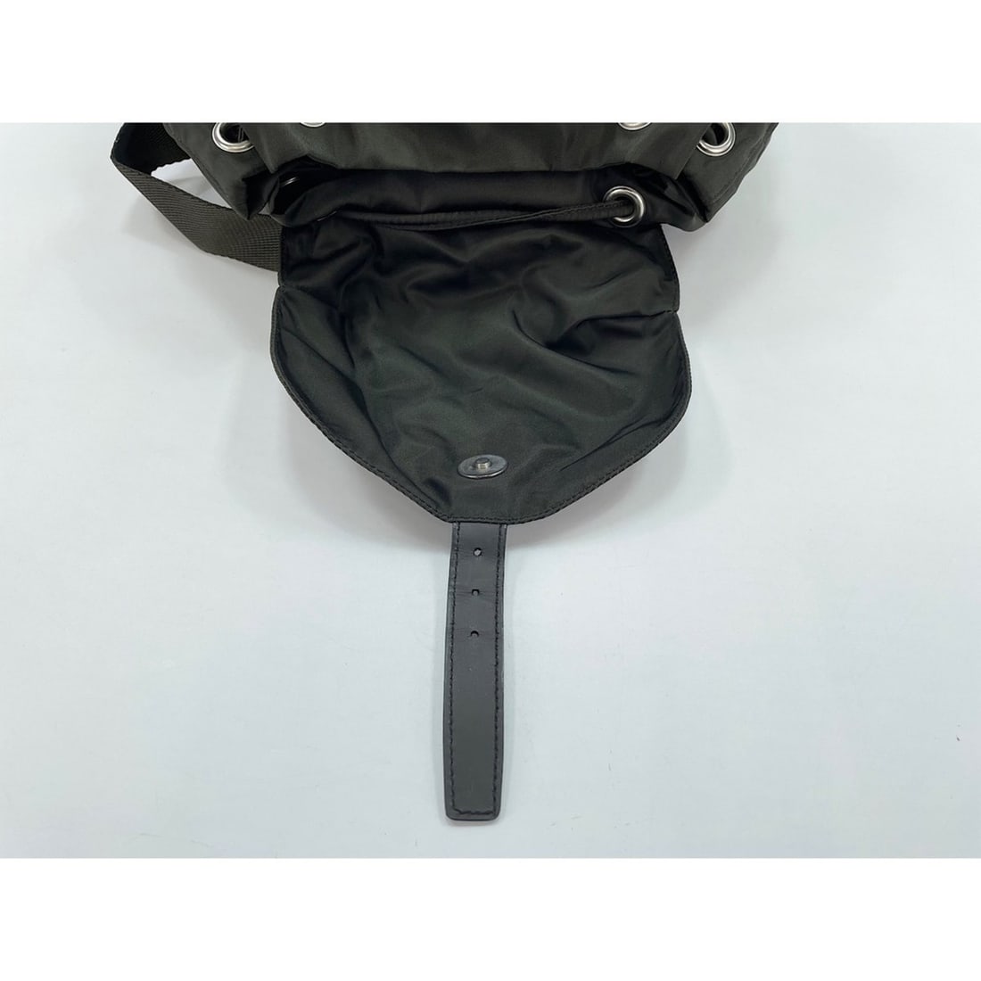 Prada backpack, nylon, black. - 10