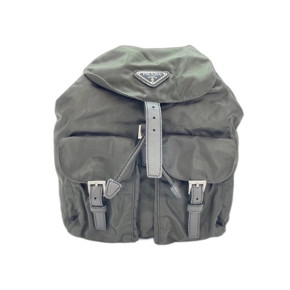 Prada backpack, nylon, black. - 2