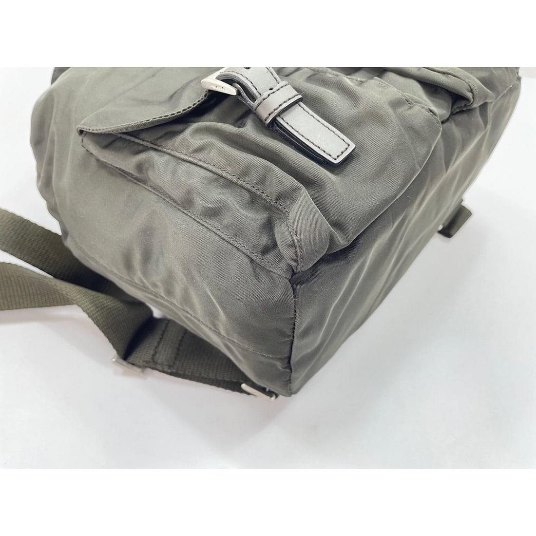 Prada backpack, nylon, black. - 7