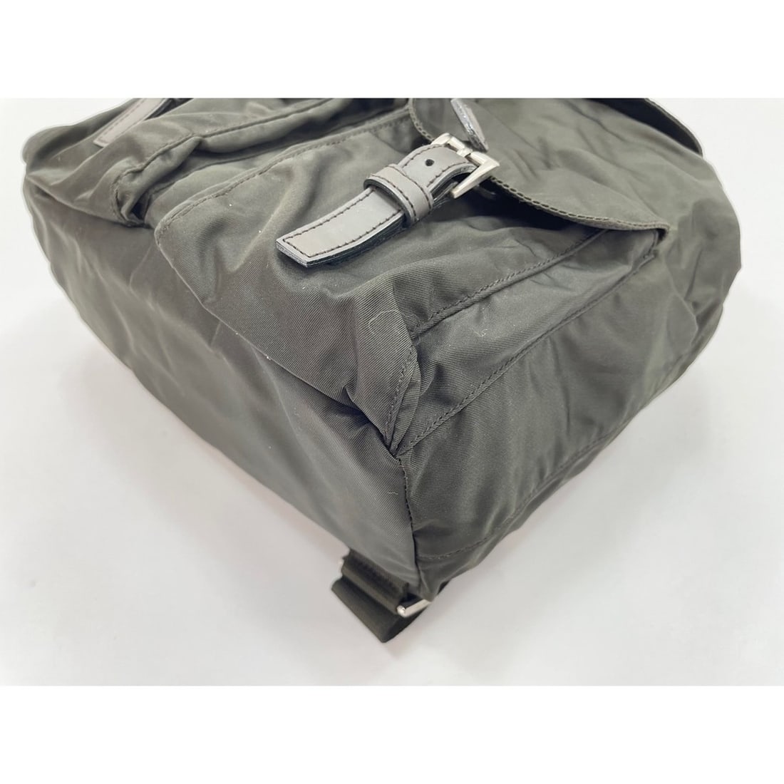 Prada backpack, nylon, black. - 8