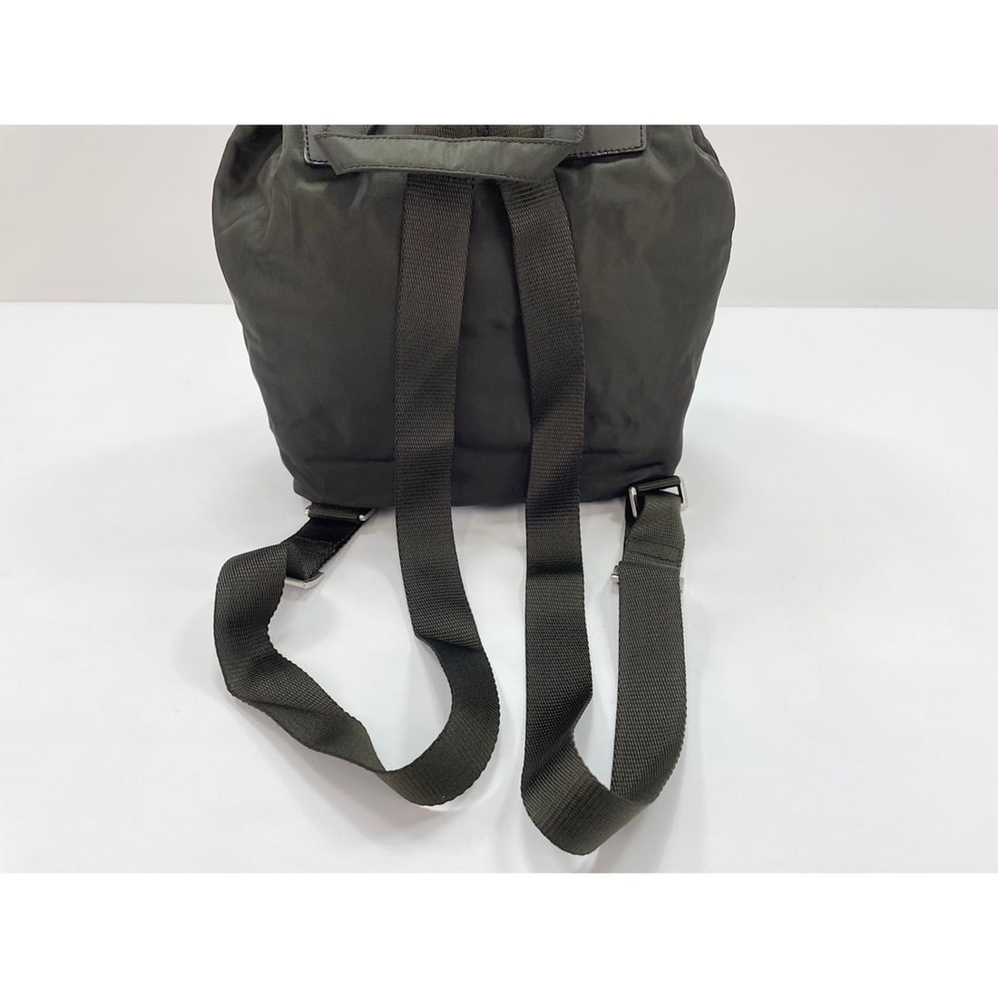 Prada backpack, nylon, black. - 9