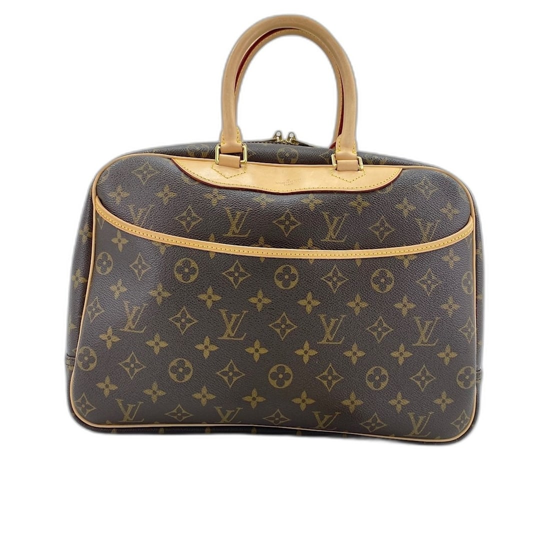 Louis Vuitton Deauville handbag, brown.: --- Catalog ---Category: SizeSize (HxWxD): 28cm x 36cm x 14cm / 11.02'' x 14.17'' x 5.51''Category: DesignType: HandbagColor: BrownGender: WomenCategory: GeneralBrand: Louis Vuitton--- Item List