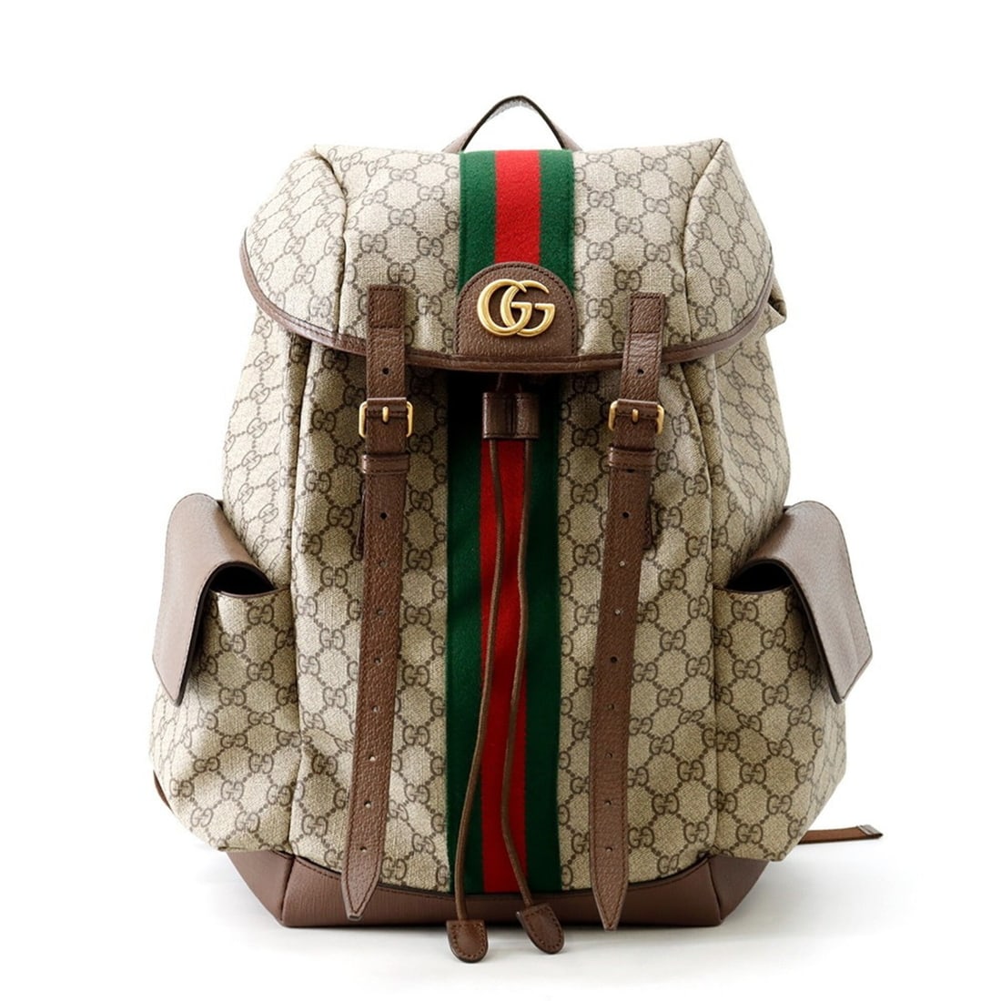Gucci Backpack Ophidia GG Supreme Medium 598140 GUCCI Handbag: --- Catalog ---Category: SizeSize (HxWxD): 42cm x 34cm x 15cm / 16.53'' x 13.38'' x 5.9''Category: DesignType: BackpackColor: Brown, Green, Red colorGender: WomenMaterial: GG Supreme Category: General