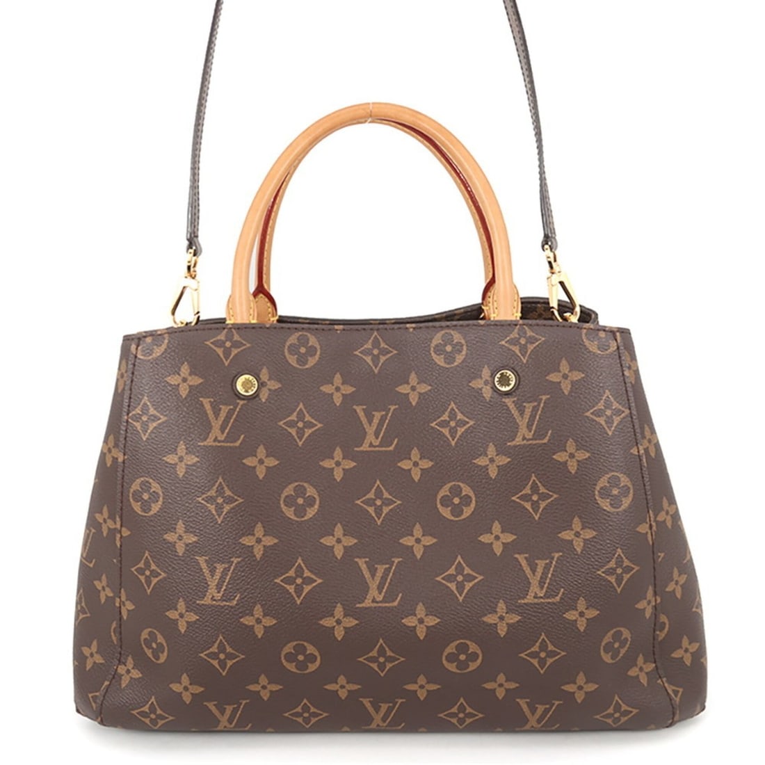 Louis Vuitton Monogram Montaigne MM Handbag M41056 LOUIS VUITTON 2-way Shoulder Bag Women's: --- Catalog ---Category: SizeSize (HxWxD): 22.5cm x 34.5cm x 14cm / 8.85'' x 13.58'' x 5.51''Category: DesignType: Handbag, Shoulder bagColor: Brown, MonogramGender: WomenMaterial: Monogram Category: 