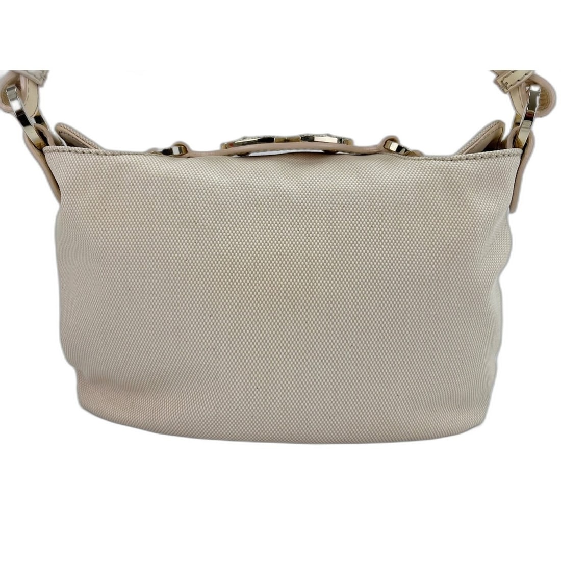 Valentino handbag, canvas, beige.: --- Catalog ---Category: SizeHandle Drop: 14.00cm / 5.51''Size (HxWxD): 17cm x 28cm x 7cm / 6.69'' x 11.02'' x 2.75''Category: DesignType: HandbagColor: BeigeGender: WomenMaterial: Canvas Category: