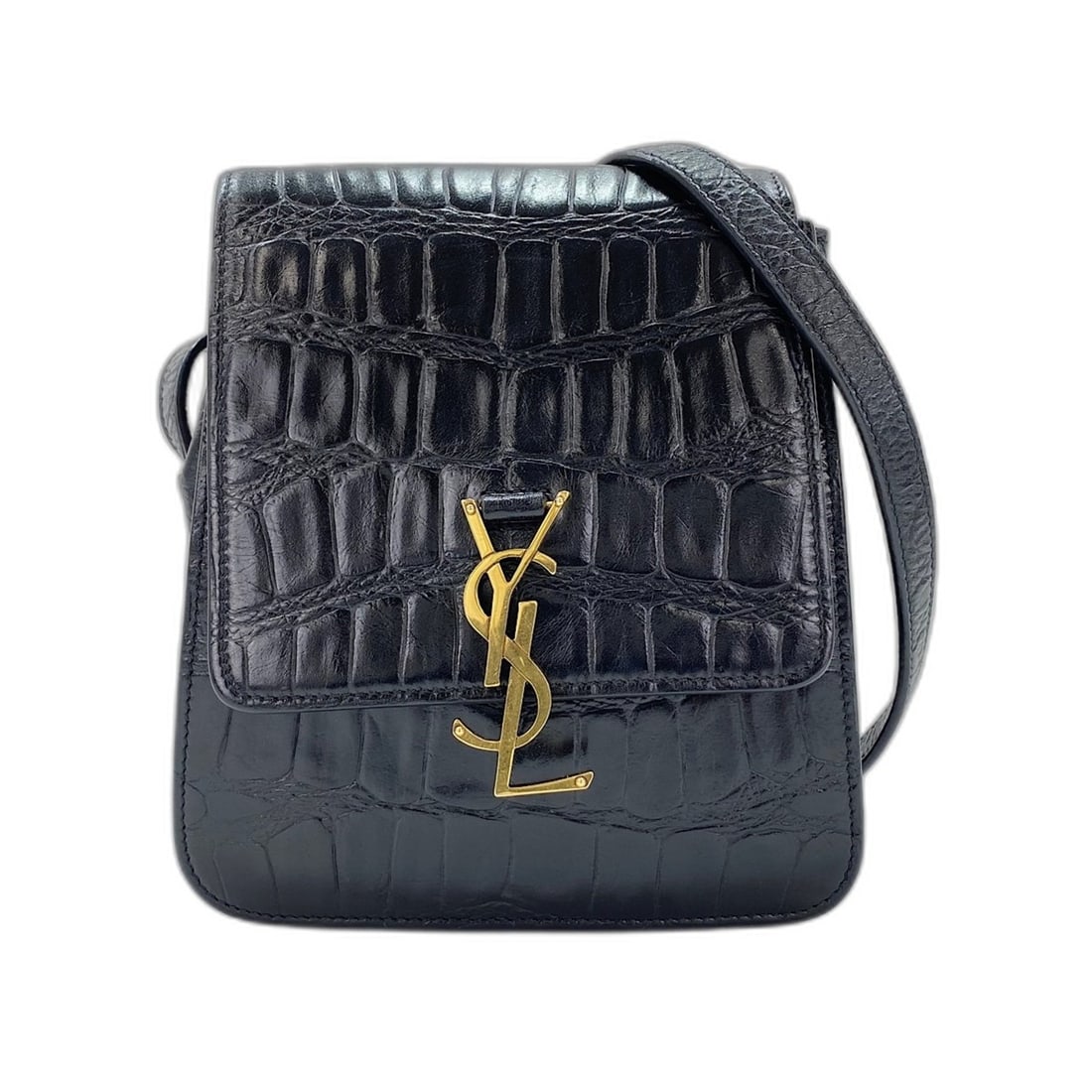 Yves Saint Laurent Sunset Cassandra Embossed Leather Shoulder Bag, Black: --- Catalog ---Category: SizeSize (HxWxD): 19cm x 16cm x 4cm / 7.48'' x 6.29'' x 1.57''Strap Length: 85cm - 97cm / 33.46'' - 38.18''Category: DesignType: Shoulder bagColor: BlackGender: