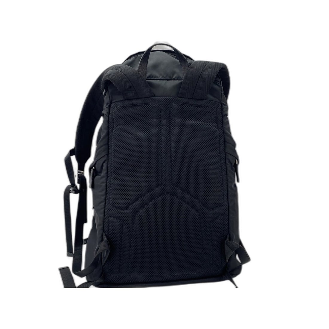 Prada backpack, nylon, black. - 3