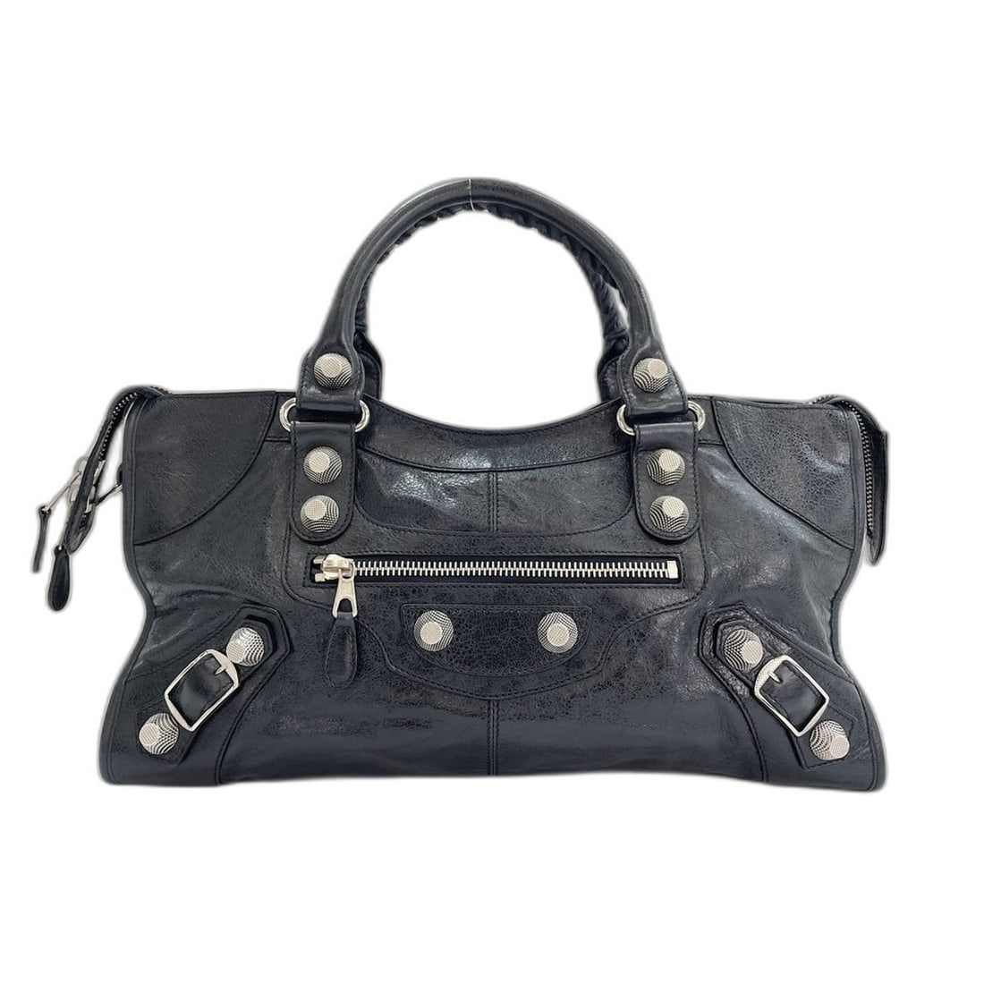 Balenciaga Giant City Boston Bag, Leather, Black (1 of 12)