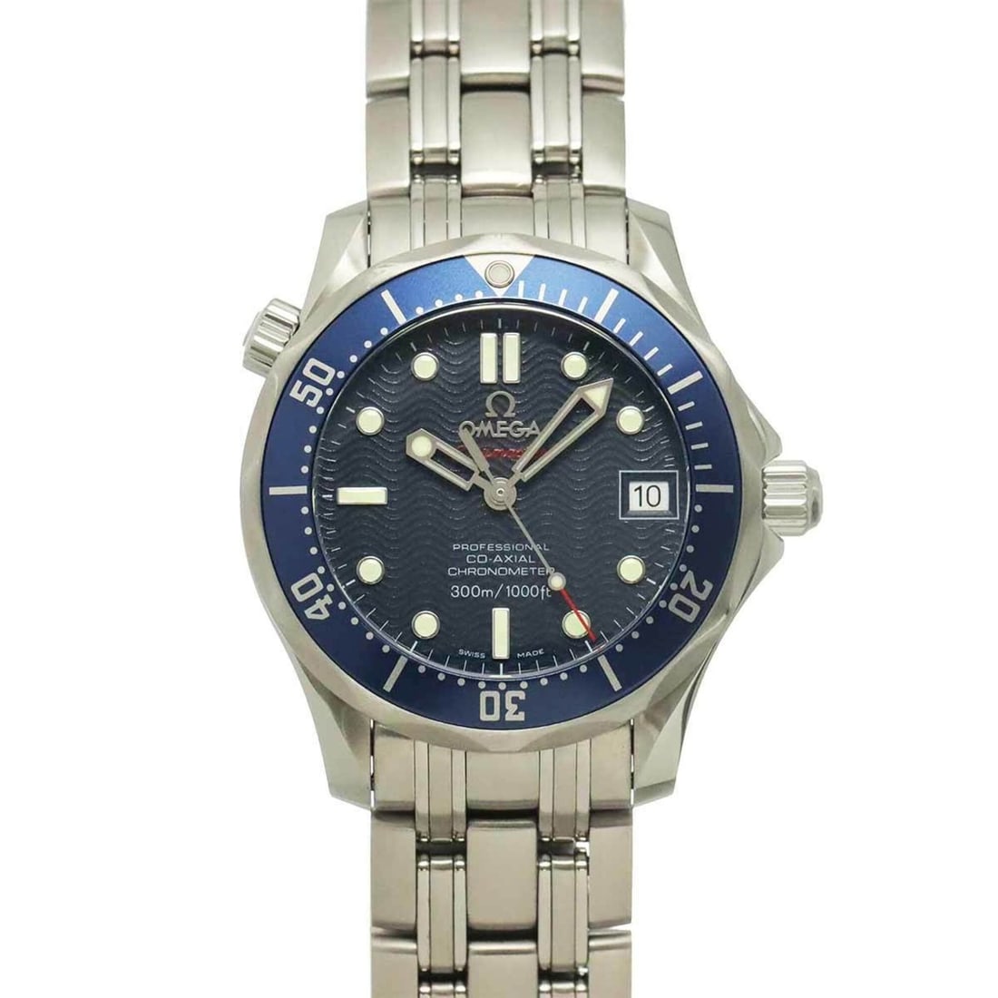 Omega Seamaster 300 Professional Co-Axial 2222 80 Boys' Watch, Date, Blue, Automatic Winding: --- Catalog ---Category: SizeWrist Size: 18.5cm / 7.28''Case Diameter: 36mm / 1.42''Category: DesignType: WristwatchGender: Men,WomenColor (Dial): BlueMaterial (Band): Stainless steelMaterial (Case): 