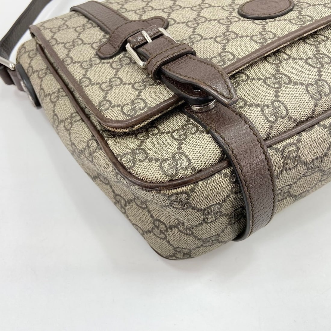 Gucci Interlocking G Shoulder Bag, Beige - 8