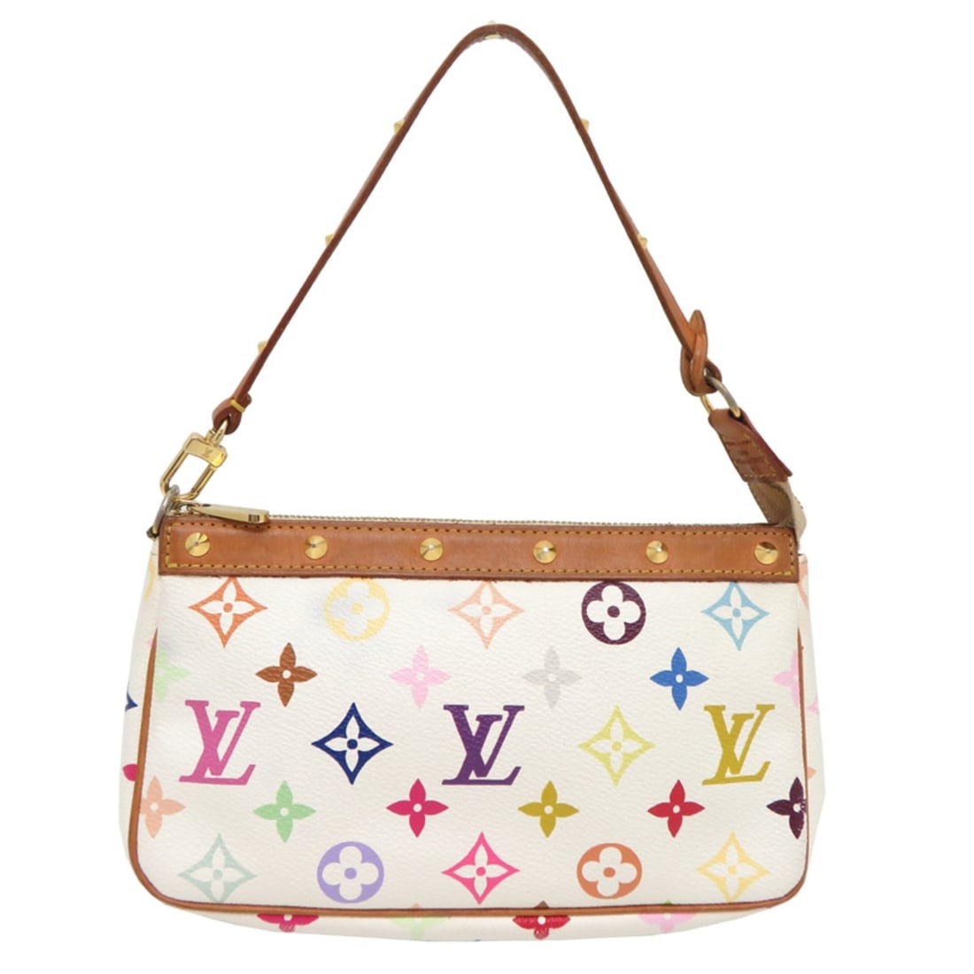 Louis Vuitton Pochette Accessoires Women's Pouch M92649 (Discontinued) Monogram Multicolor White: --- Catalog ---Category: SizeSize (HxWxD): 12.5cm x 21cm x 4cm / 4.92'' x 8.26'' x 1.57''Category: DesignType: PouchColor: WhiteGender: WomenMaterial: Monogram Multicolore Category: GeneralMPN: M92649