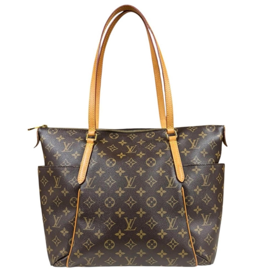 Louis Vuitton Totally MM Monogram Tote Bag, Canvas M56689 Brown, Women's LOUIS VUITTON: --- Catalog ---Category: SizeSize (HxWxD): 29cm x 14cm / 11.41'' x 5.51''Category: DesignType: Tote bagColor: Brown, Monogram, OrGender: WomenMaterial: Monogram Category: GeneralMPN: M56689Brand: Loui