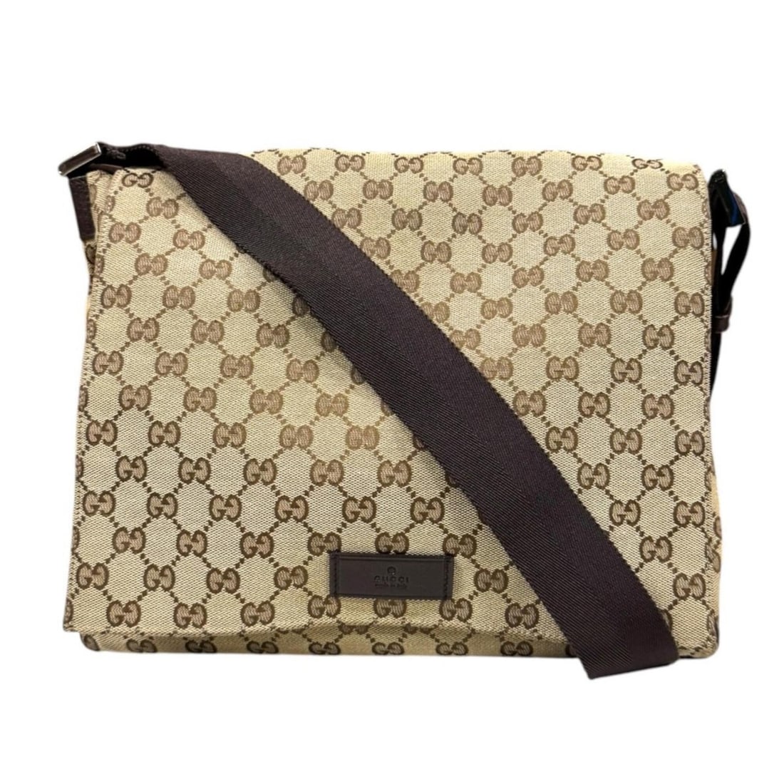 Gucci GG Canvas Shoulder Bag, 146236, Brown, Women's, GUCCI (1 of 17)
