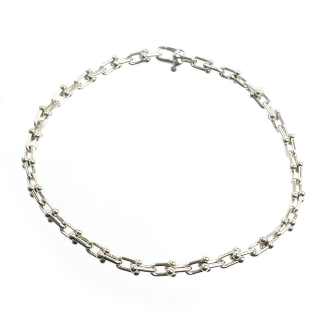 TIFFANY&Co. Tiffany & Co. Sterling Silver 925 Hardware Microlink Bracelet 7.3g 19.5cm Double Extra: --- Catalog ---Category: SizeLength: 19.5cm / 7.67''Category: DesignType: Link braceletGender: Men,WomenMaterial: Silver 925Category: GeneralBrand: TiffanyCountry of Origin: USA--- Item List ---Sectio