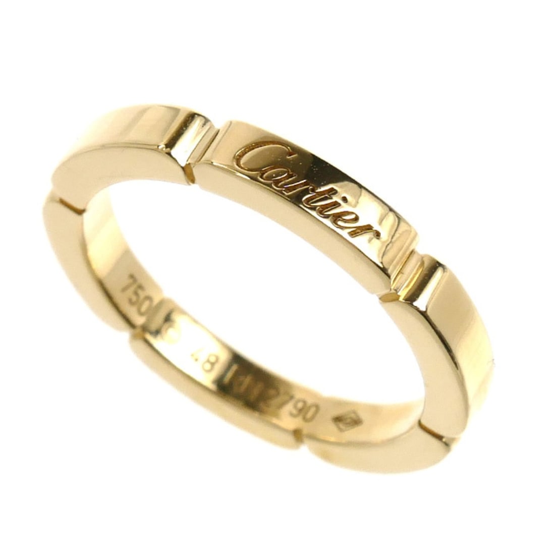 CARTIER Cartier 18KYG Yellow Gold Maillon Panthère Ring B4079948 Size 48 3.8g Women's: --- Catalog ---Category: SizeUS Size: 4.5Brand Size: 48Category: DesignType: Band ringGender: WomenMaterial: Yellow gold (18K)Category: GeneralMPN: B4079948Brand: CartierCountry of Origin: France--- I