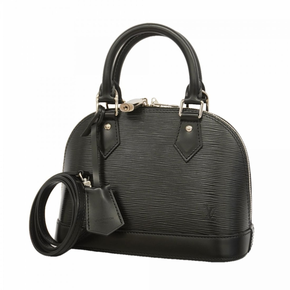 Louis Vuitton Alma BB Epi Leather Handbag M40862 Noir 2-way bag for women P3176893 (1 of 10)