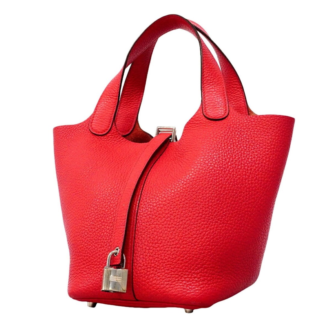 Hermes Picotin Lock PM handbag, Taurillon Clemence leather, Rose Extreme, D stamp, women's, P3143171: --- Catalog ---Category: SizeSize (HxWxD): 19cm x 13.5cm x 18cm / 7.48'' x 5.31'' x 7.08''Category: DesignType: HandbagColor: PinkGender: WomenMaterial: Taurillon clemence leather Hardware Color: Silv