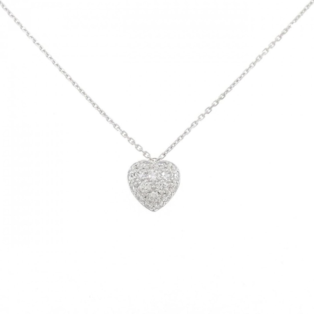 Cartier Heart Necklace: --- Catalog ---Category: SizePendant Size: 8.4mm x 8.6mm / 0.33'' x 0.33''Neck Circumference: 38 cm - 41 cm / 14.96'' - 16.14''Category: DesignStone: DiamondGender: WomenMaterial: White gold