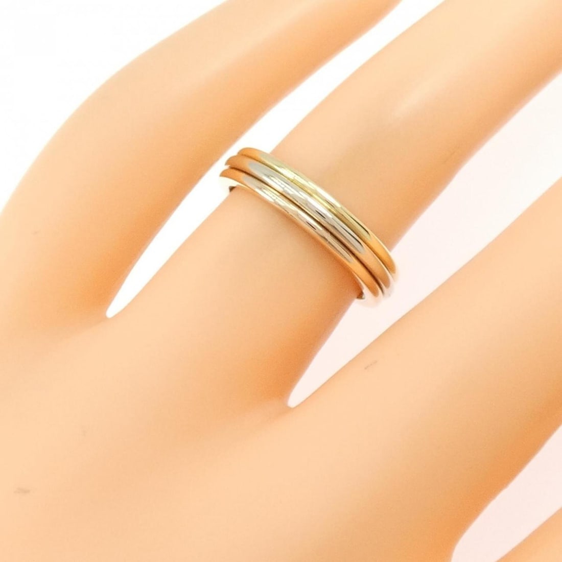 Cartier Three Gold Wedding Ring - 4