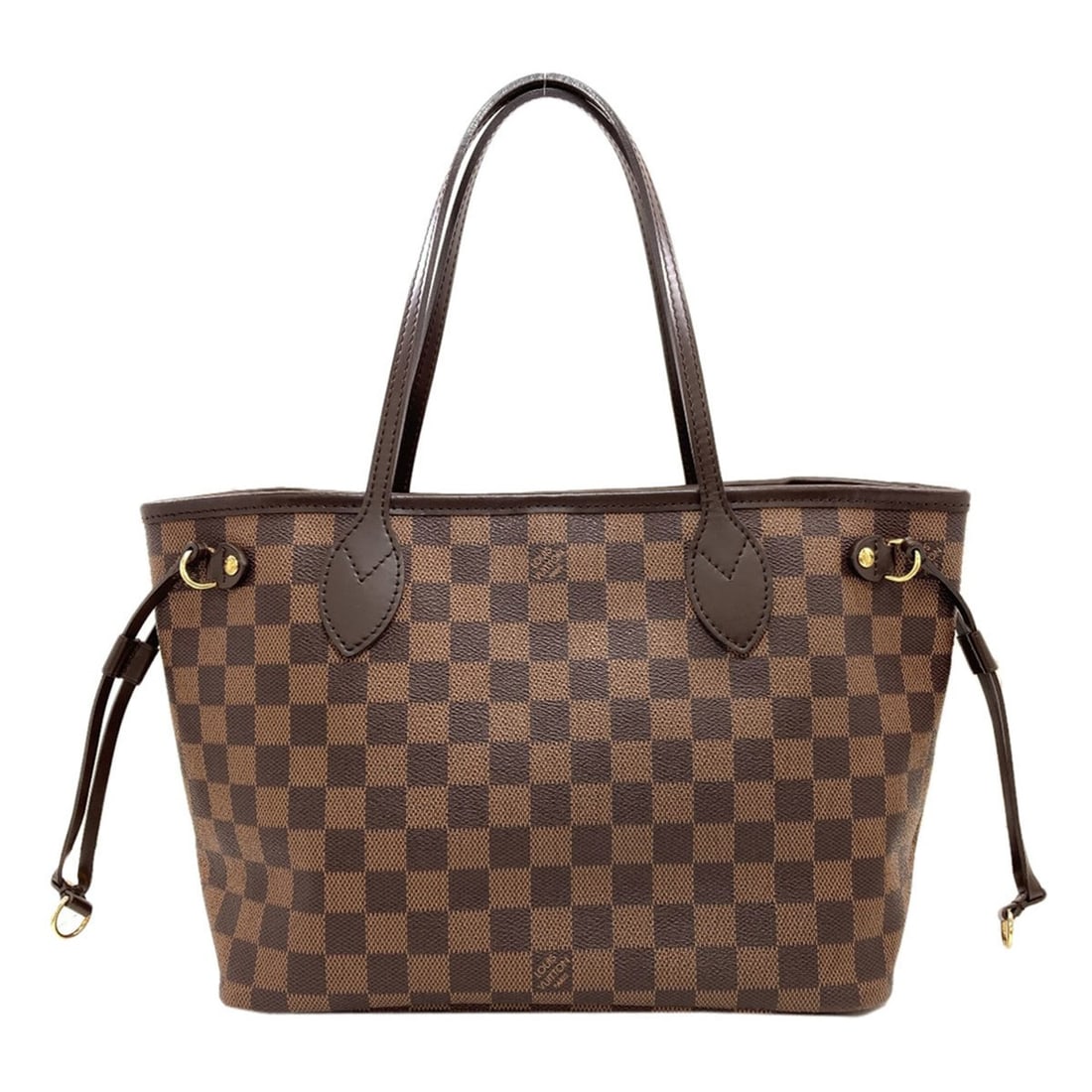 Louis Vuitton N51109 Neverfull PM Tote Bag, Damier Canvas, Women's LOUIS VUITTON: --- Catalog ---Category: SizeSize (HxWxD): 21.5cm x 36cm x 12.5cm / 8.46'' x 14.17'' x 4.92''Category: DesignType: Tote bagColor: Damier Canvas, EbeneGender: WomenMaterial: Damier Canvas Category: Gen