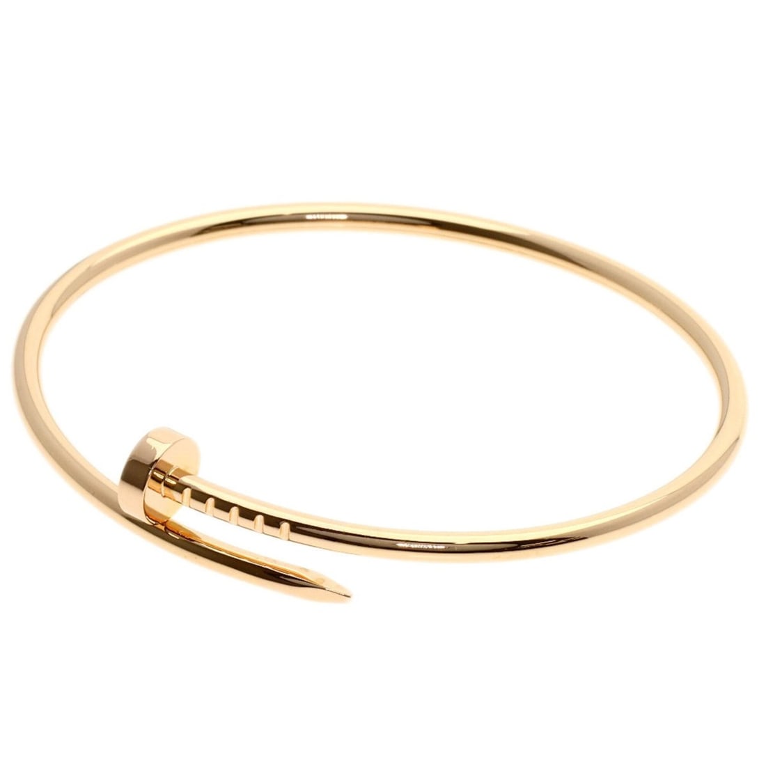 Cartier Juste un Clou SM #16 Bracelet 18K Pink Gold Women's CARTIER: --- Catalog ---Category: SizeWidth: 2.4mm / 0.09''Length: 16cm / 6.29''Weight: 9.6g / 0.33oz.Category: DesignType: Charm braceletGender: WomenMaterial: Pink gold (18K)Category: GeneralBrand: Cartier--