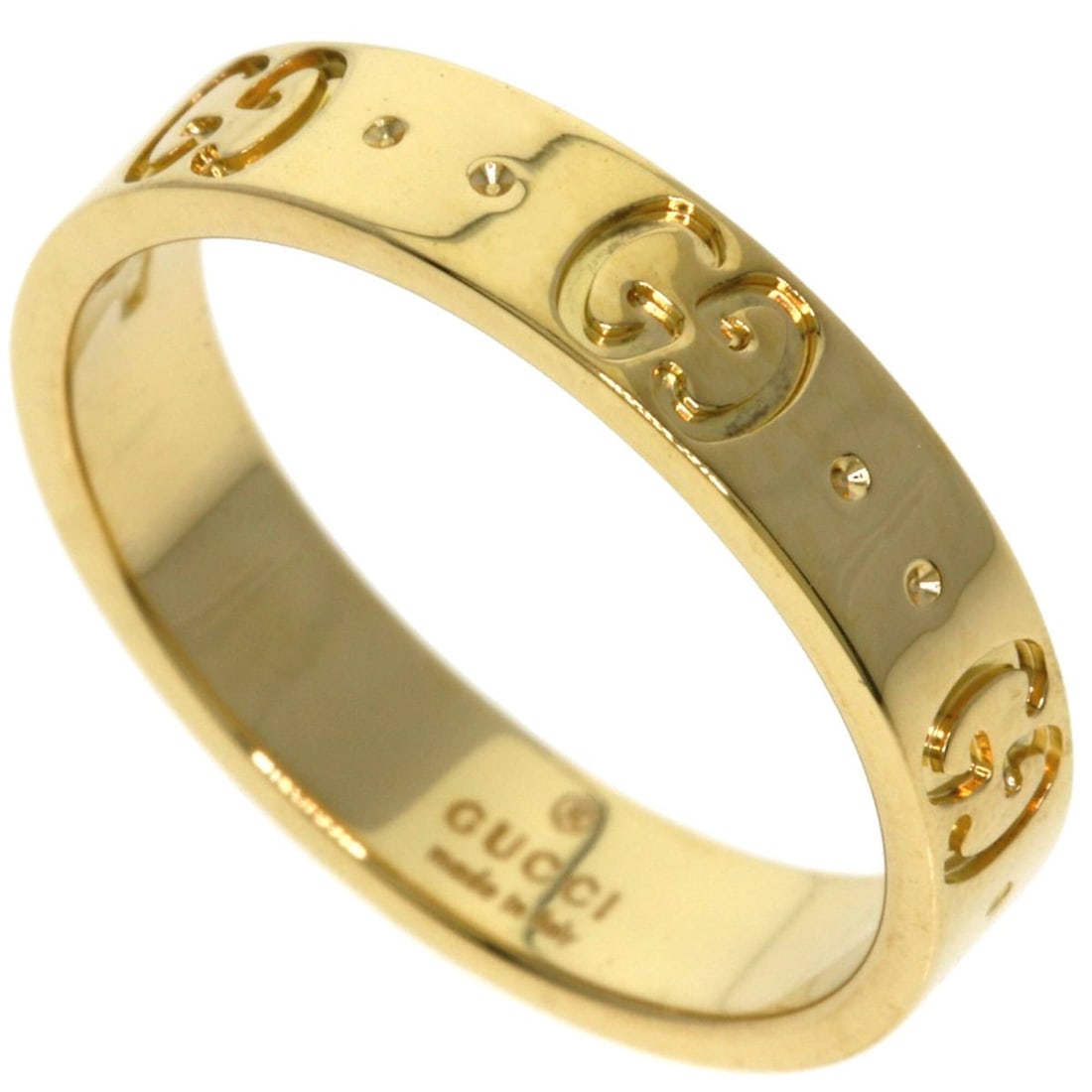 Gucci Icon #11 Ring - 18K Yellow Gold Women's GUCCI: --- Catalog ---Category: SizeJP Size: 11US Size: 6Category: DesignType: Band ringGender: WomenMaterial: Yellow gold (18K)Category: GeneralBrand: Gucci--- Item List ---Section: ConditionRanking: Rank A
