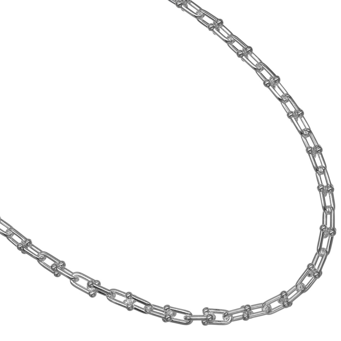Tiffany HardWear Small Link Necklace, Sterling Silver 925, Approx. 42.3g, TIFFANY & Co.: --- Catalog ---Category: SizeWeight: 42.3g / 1.49oz.Neck Circumference: 45.7 cm / 17.99''Category: DesignGender: WomenMaterial: Silver 925Necklace Type: NecklaceCategory: GeneralBrand: Tiffany--- Item